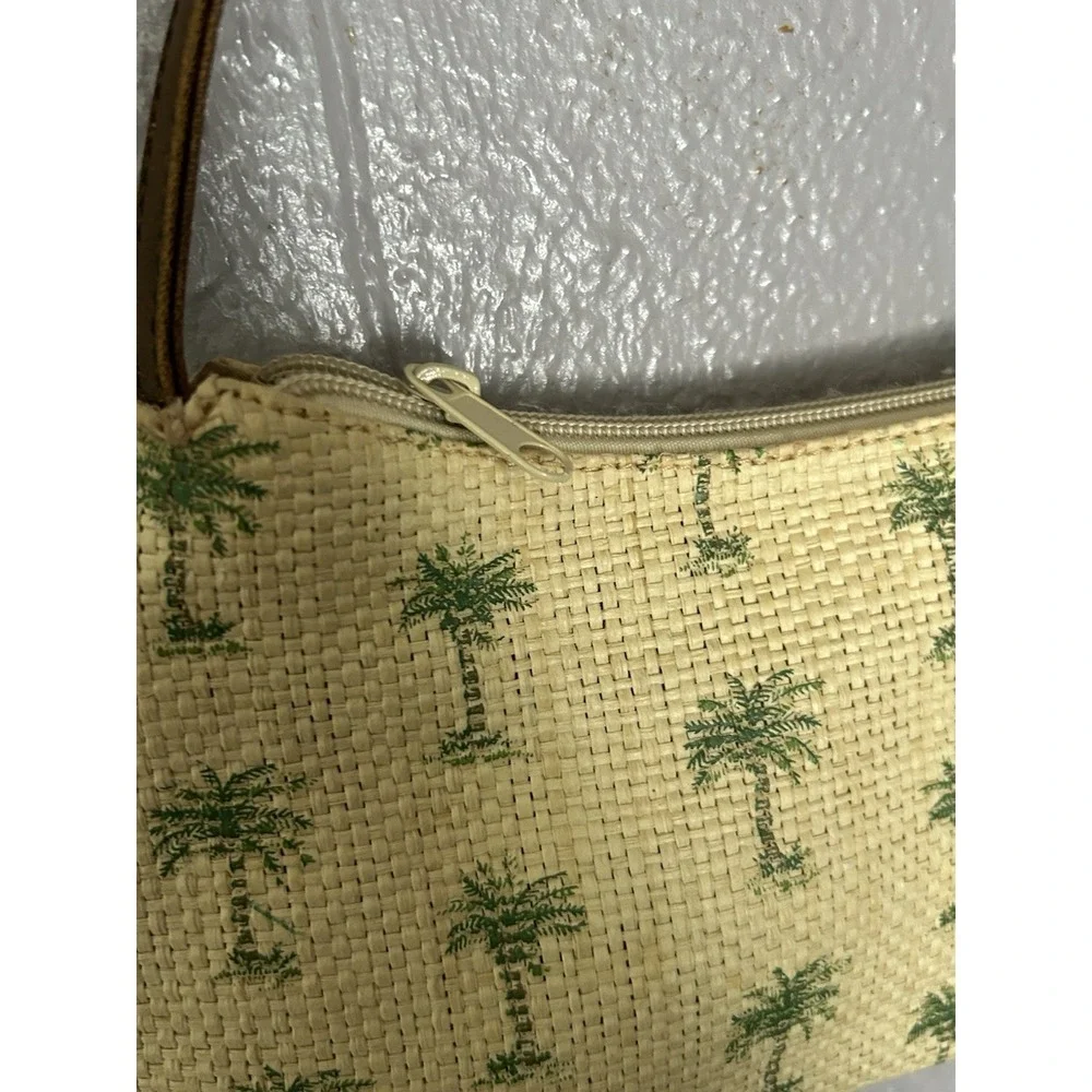 Women's Cappelli Straworld Palm Tree Handbag Casual Beach Tropical 90s Y2K